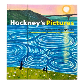 " Hockney's Pictures : The Definitive Retrospective " First Edition Large Volume David Hockney Hardcover Pop Art Book For Sale