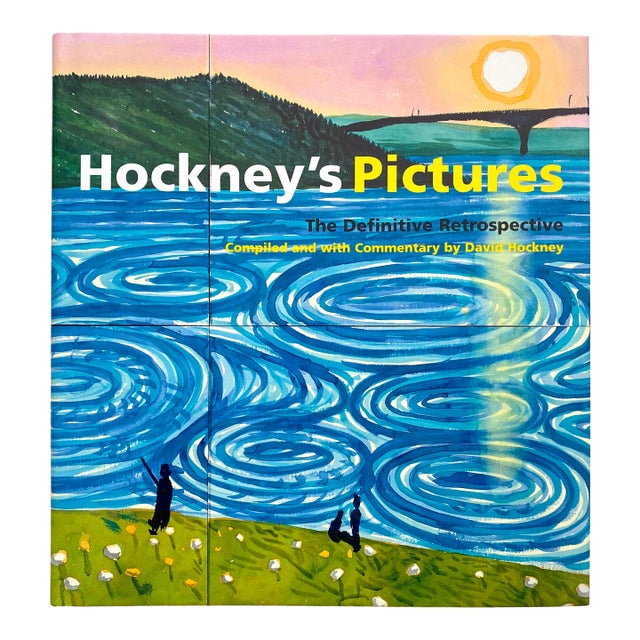 " Hockney's Pictures : The Definitive Retrospective " First Edition Large Volume David Hockney Hardcover Pop Art Book For Sale