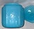 Rare Baby Blue Mayfair Open Rose Depression Glass Cookie Jar For Sale - Image 11 of 12