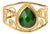 Green Cat Eye Chunky Cuff Bracelet For Sale