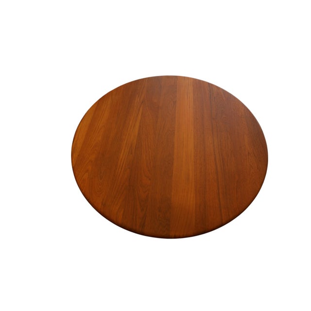 Round Coffee Table in Teak from A/S Niels Bach Møbelfabrik, 1960s For Sale - Image 4 of 15