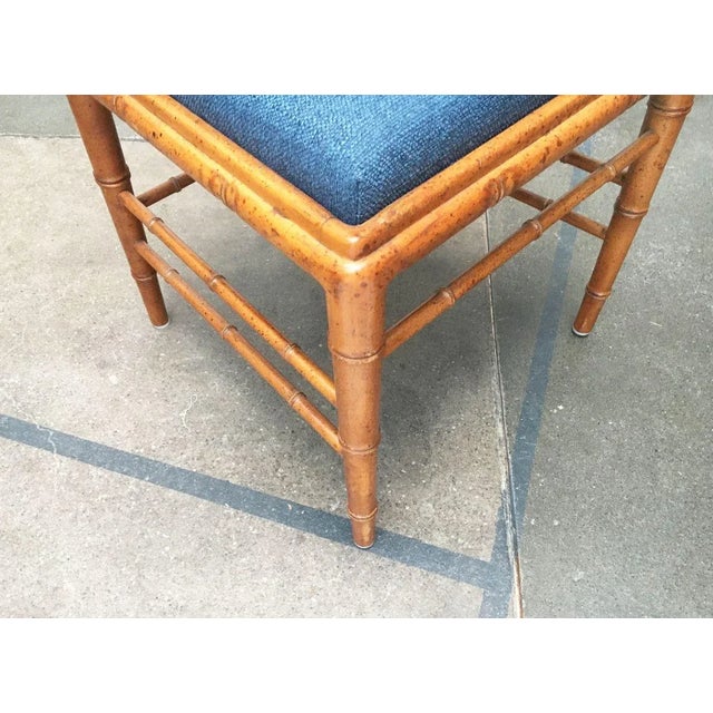 Blue Mid-Century Italian Dining Chairs from Giorgetti, Set of 4 For Sale - Image 8 of 18