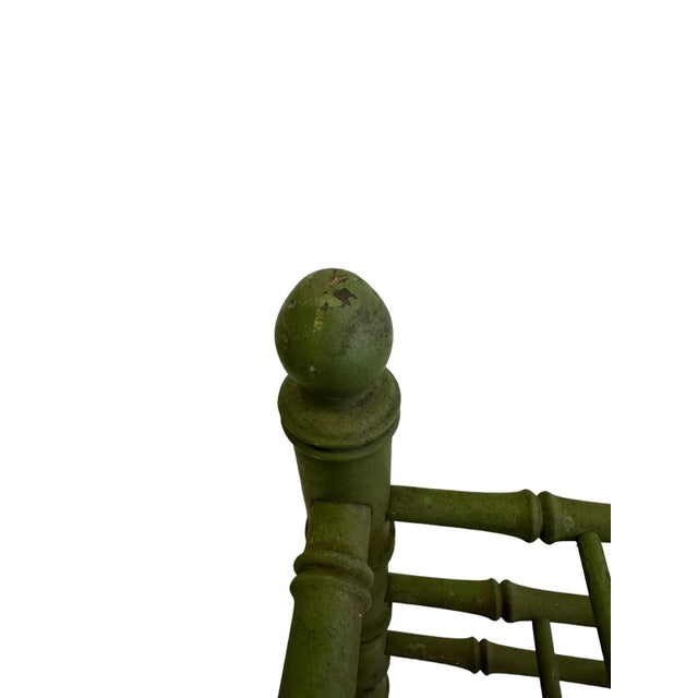 Mid 20th Century Faux Bamboo Hollywood Regency Canterbury Magazine Rack For Sale - Image 12 of 12