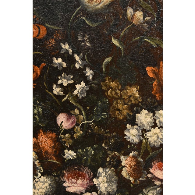 Andrea Scacciati, Flowers Still Life, 1600s, Oil on Canvas, Framed For Sale - Image 16 of 18
