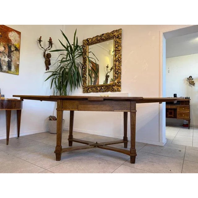 Antique Biedermeier Extendable Table, 1830 For Sale - Image 10 of 15