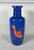 CHINA, 19th century. Porcelain vase with a scroll decorated with carp on a powder blue background. For Sale - Image 4 of 9