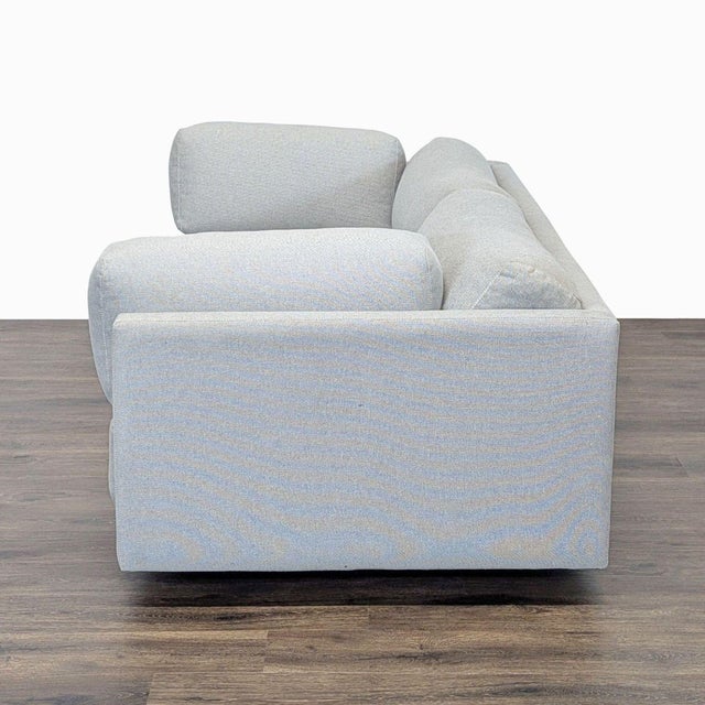 Modern BluDot Sunday Modern 3-Seat Light Grey Sofa For Sale - Image 3 of 9