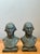 Vintage Patinated Busts of George Washington - A Pair For Sale - Image 9 of 18