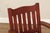 Late 20th Century Mission Style Antique Oak Rocking Chair For Sale - Image 5 of 12