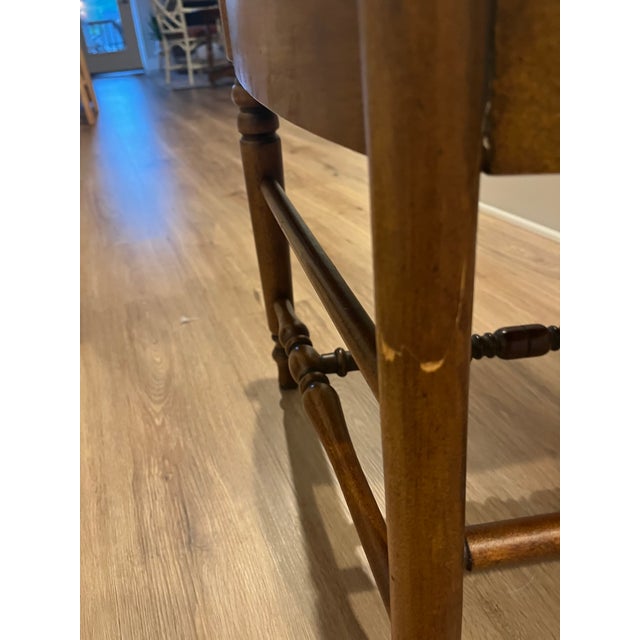 1980s Ethan Allen Chairs Vintage - Wheat Back 4 For Sale - Image 5 of 7