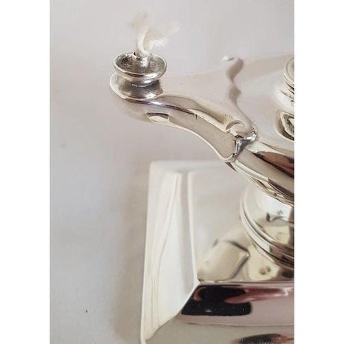 Vintage Sterling Silver Table Cigar Lighter from Barnard & Sons, 1933 For Sale - Image 9 of 18