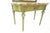 Wood Marble Top Console Dome Shape Green & Gold french Pier Mirror For Sale - Image 7 of 11