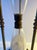 Solid Brass and Glass Classic Hour Glass With Sphere Finials and Feet For Sale In Los Angeles - Image 6 of 8