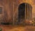 American Courtyard With Fountain - Interior Landscape in Oil on Canvas by Muriel Kittock For Sale - Image 3 of 8