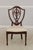 Wood Set of 6 Maitland Smith Shield Back Mahogany Dining Chairs For Sale - Image 7 of 18