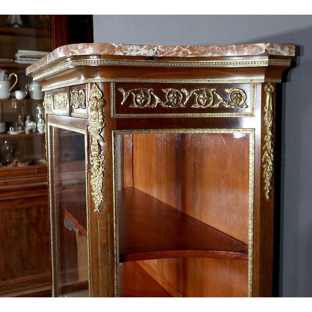 Antique Mahogany Showcase, 1900 For Sale - Image 10 of 18