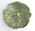 Contemporary VTG Art Glass Bowl Centerpiece in Seafoam Celadon Green & Gold Beach Rocks 18”d For Sale - Image 3 of 4