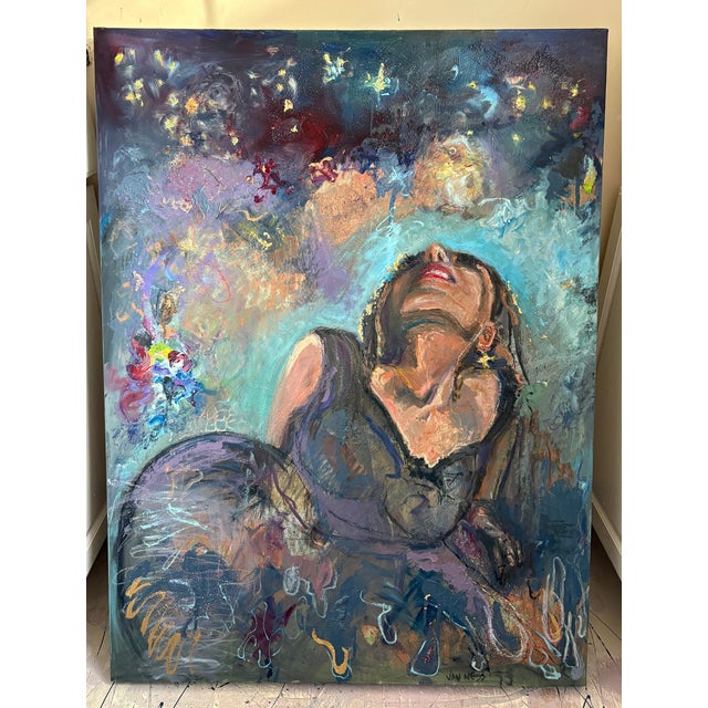 “Dreaming”, Original Oil Painting, by Van Ness For Sale - Image 4 of 5