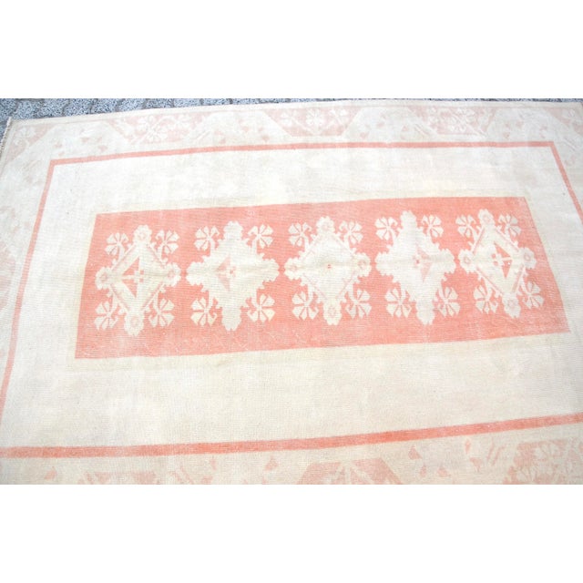1960s Anatolian Turkish Oversize Handmade Overdyed Rug For Sale - Image 6 of 11