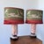 Mid-Century Modern Italian Marble Table Lamps with Bespoke Shades, 1950s, Set of 2 For Sale - Image 10 of 11