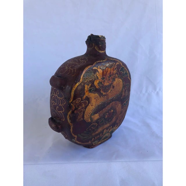 Sculpture Materials Sake Canteen Dragon Accent For Sale - Image 7 of 9