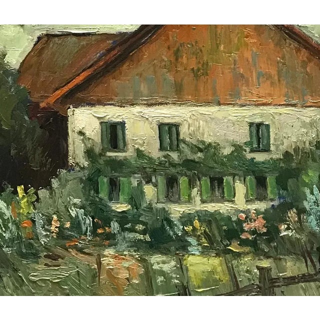 Ernest Voegeli, Family House, Oil on Canvas For Sale - Image 5 of 8