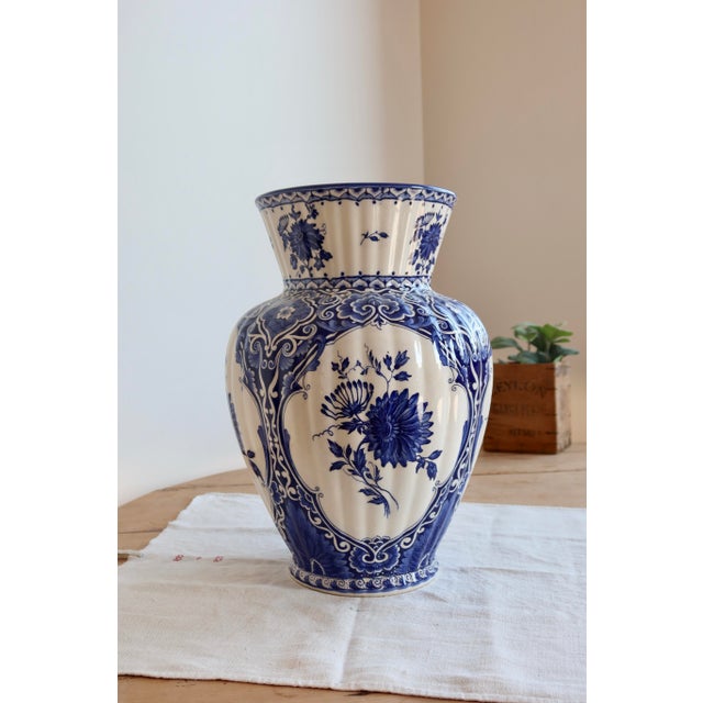 Large Vintage Earthenware Vase, 1980s For Sale - Image 9 of 9
