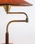 Lyfa Table Lamp with Swing Arm in Patinated Brass with Amber Shade from Lyfa, 1930s For Sale - Image 4 of 7