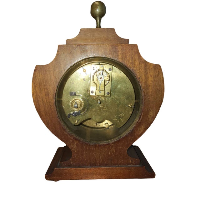 1912 French Duverdrey & Bloquel Mahogany Clock With Sandoz Freres Movement For Sale In Atlanta - Image 6 of 9