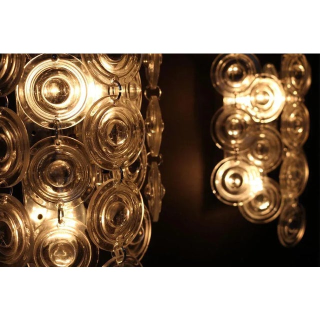 Space Age Crystal Wall Lights from Kinkeldey, 1970s, Set of 2 For Sale - Image 6 of 9