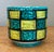 Vintage Italian Checkerboard Ceramic Cache Pot For Sale - Image 9 of 12