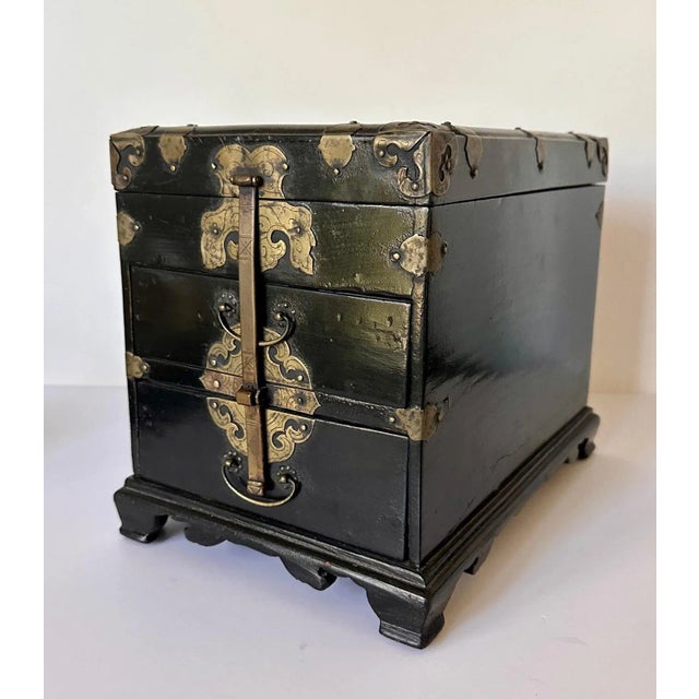 Antique Korean Table Top Chest With Drawers Joseon Dynasty For Sale - Image 11 of 12