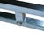 1970s Willy Rizzo–Style Chrome & Glass Writing Desk | Geometric Hollywood Regency Console Table For Sale - Image 11 of 13