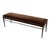 Athena Calderone for Crate & Barrel Rodin Brown Velvet Bench For Sale