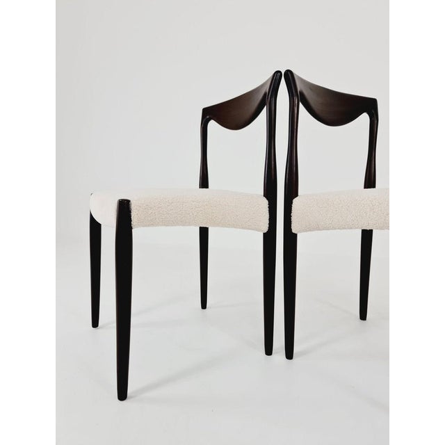 Vintage Norwegian Teak Chair with Teddy Fabric by Rastad & Relling, 1960s For Sale - Image 4 of 11