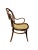 Original Art Nouveau Armchair with Viennese Wicker from Thonet, 1890s For Sale - Image 3 of 4