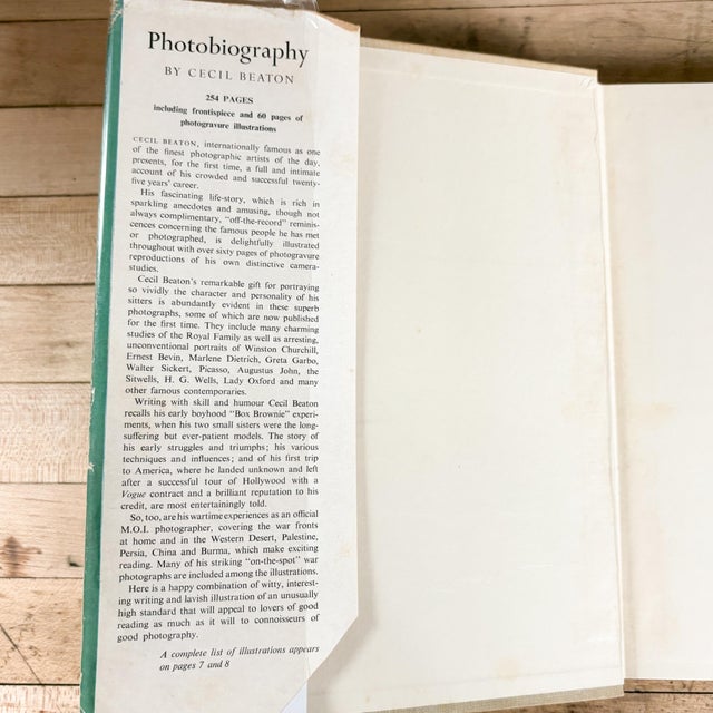 From the inside dust jacket: 254 PAGES including frontispiece and 60 pages of photogravure illustrations Cecil Beaton,...