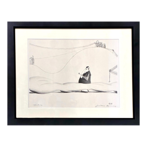 Surreal San Francisco in a Mid-Century Signed Lithograph by Justin Murray (1912–1987)