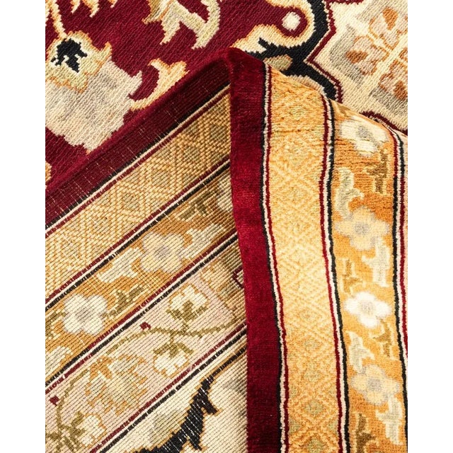 Mogul, One-of-a-Kind Hand-Knotted Area Rug in Red, 9' 1" x 12' 0" For Sale In New York - Image 6 of 8