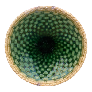 Etruscan Majolica Leaf Butter Pat, Circa 1890