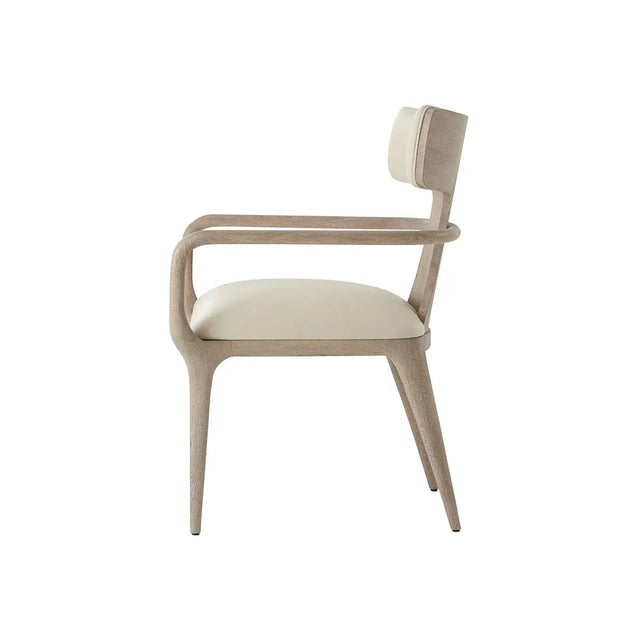 Modern Light Oak Modern Dining Chairs- Set of 2 For Sale - Image 3 of 9