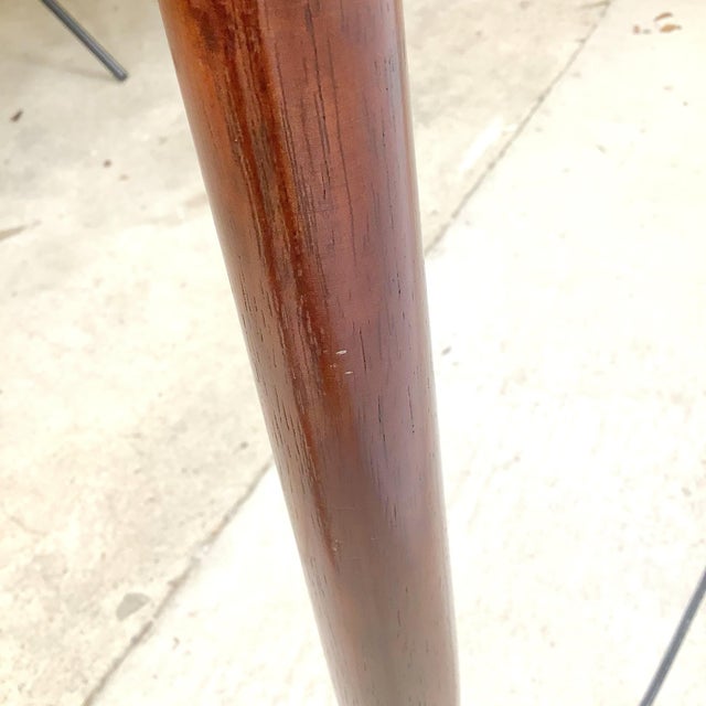 Wood Vintage Modern Sculptural Walnut Floor Lamp in the Style of Laurel Lamp Company For Sale - Image 7 of 12