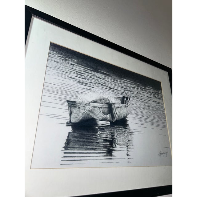 An original graphite drawing titled “At Rest” by the late Jamaican artist Howard Moo Young. This finely executed work...