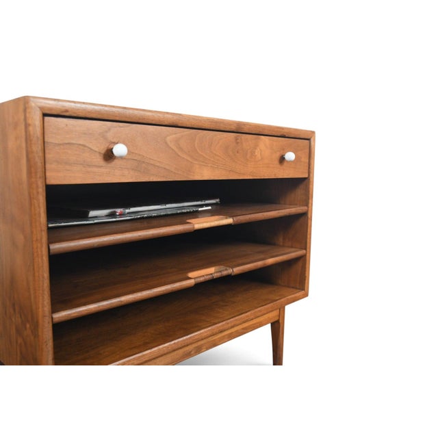 Mid 20th Century Attributed to Kipp Stewart for Drexel "Declaration" Magazine Side Table For Sale - Image 12 of 14