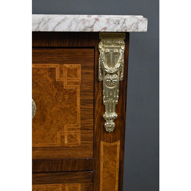 Small Louis XVI Chest of Drawers, 1940s For Sale - Image 10 of 18