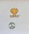 Late 20th Century House of Faberge & Limoges Porcelain Tray With Hand Painted Parcel Gilt Pine Cone Egg For Sale - Image 5 of 11