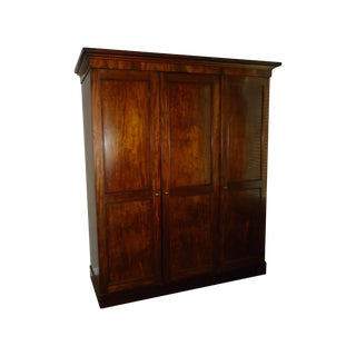 Mahogany Gentleman's Wardrobe For Sale
