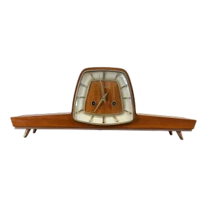 Art Deco Chiming Mantle Clock With Key | by Dugena