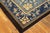 Chinese Extraordinary Blue Color With Delicate Flower Design Antique Chinese Peking Rug For Sale - Image 3 of 5