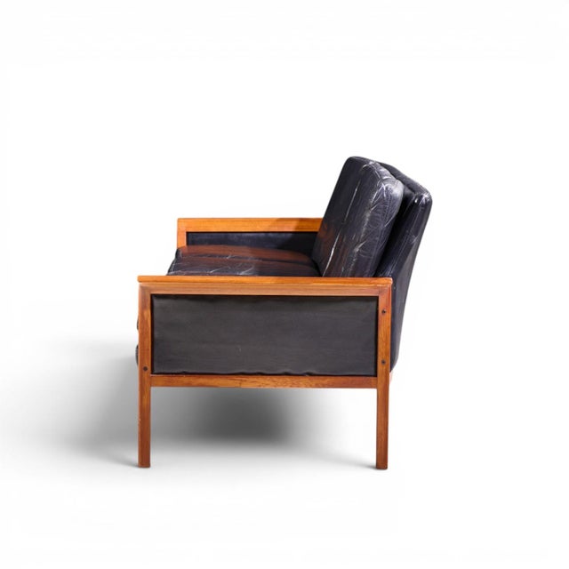 Vatne Møbler Knut Sæter for Vatne Møbler Mid Century Norwegian Teak Sofa For Sale - Image 4 of 9